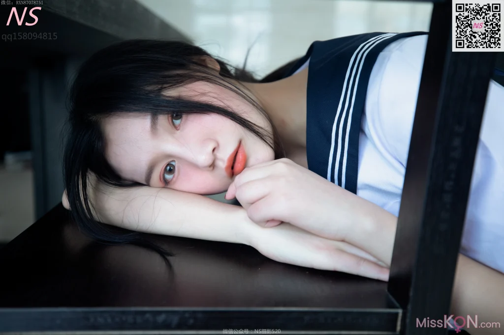 [NS纳丝摄影] No.141: 子涵 黑色丝袜的家居生活 (59 photos)