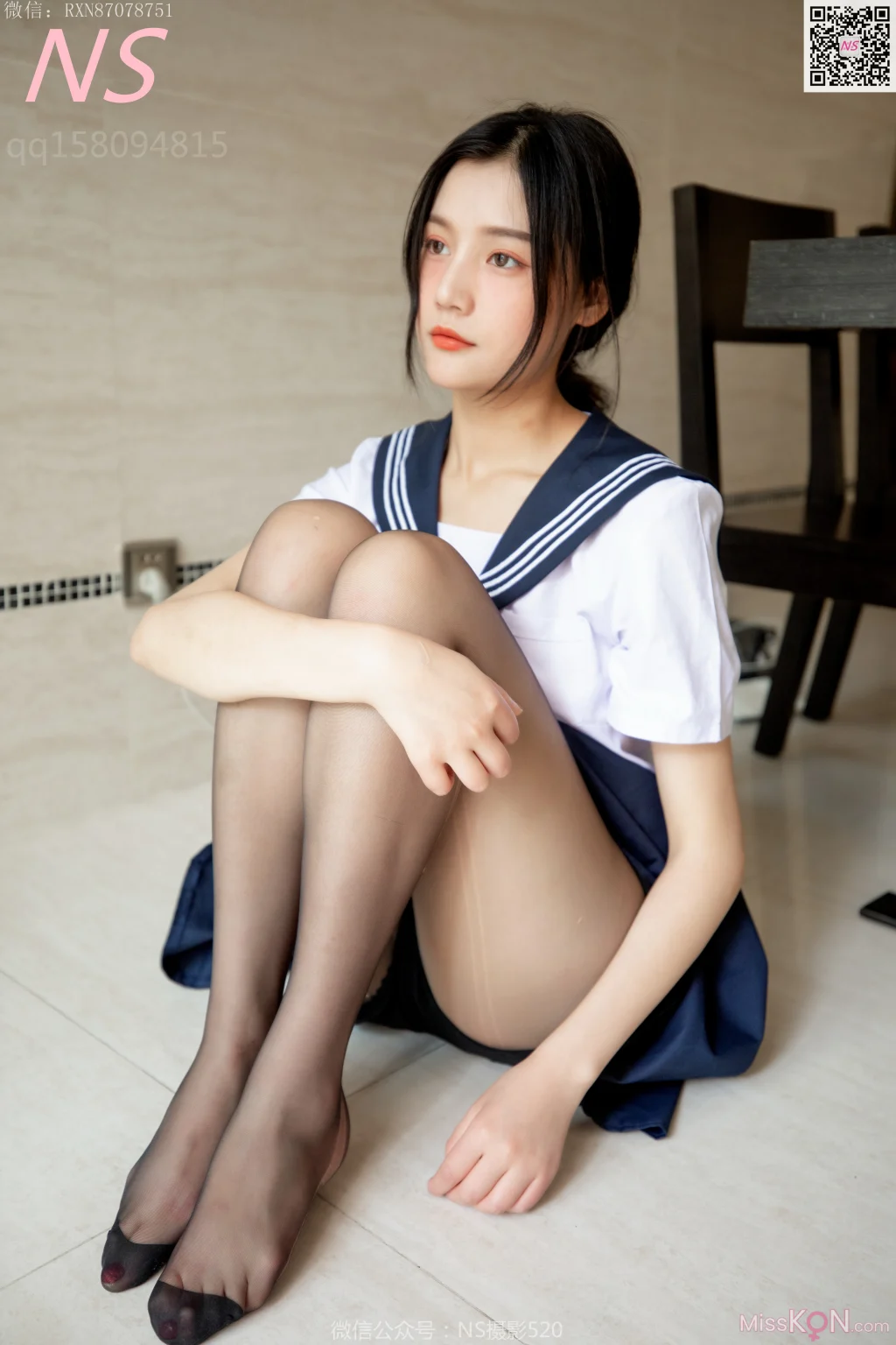 [NS纳丝摄影] No.141: 子涵 黑色丝袜的家居生活 (59 photos) – Page 2