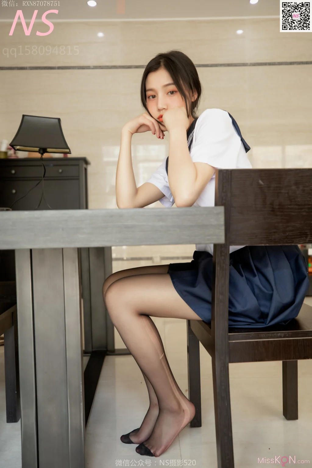 [NS纳丝摄影] No.141: 子涵 黑色丝袜的家居生活 (59 photos) – Page 2