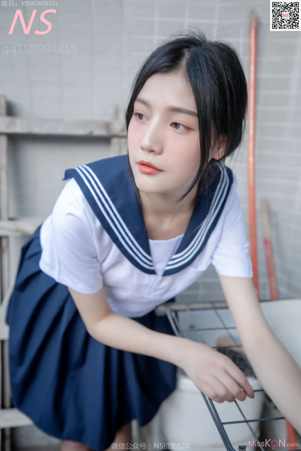 [NS纳丝摄影] No.141: 子涵 黑色丝袜的家居生活 (59 photos) – Page 2