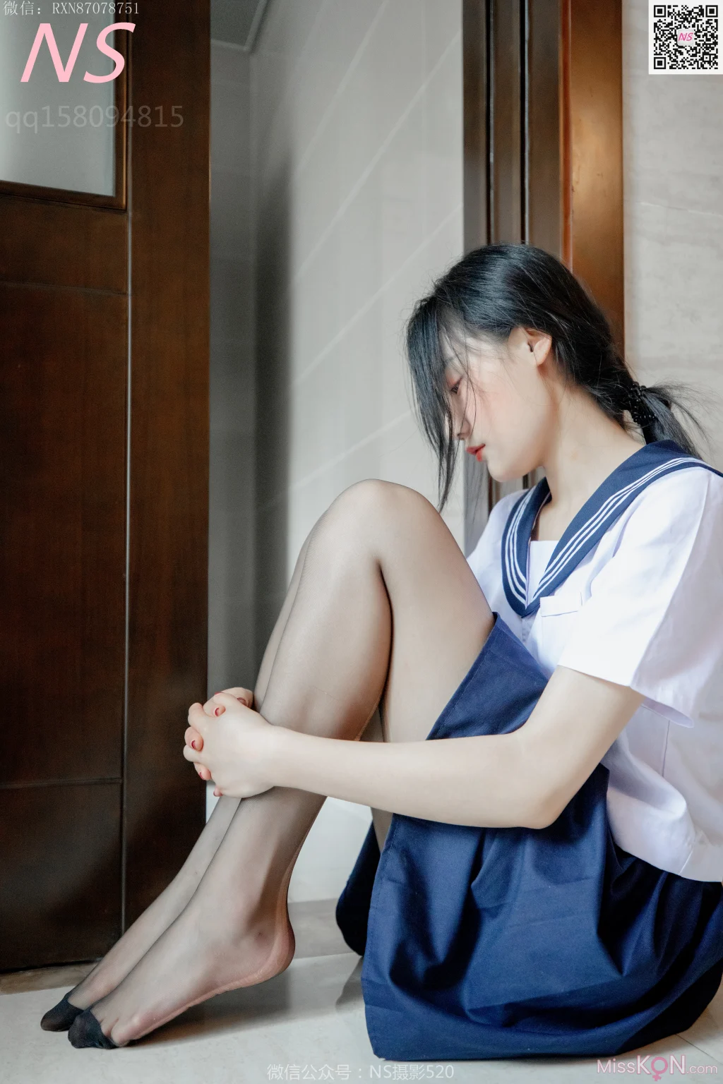 [NS纳丝摄影] No.141: 子涵 黑色丝袜的家居生活 (59 photos) – Page 2