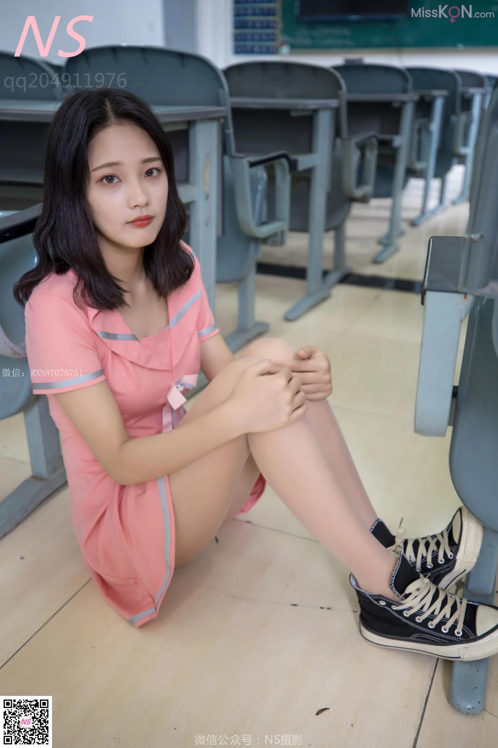 [NS纳丝摄影] No.145: 小蝴蝶 纯纯的丝袜帆布鞋 (50 photos) – Page 2