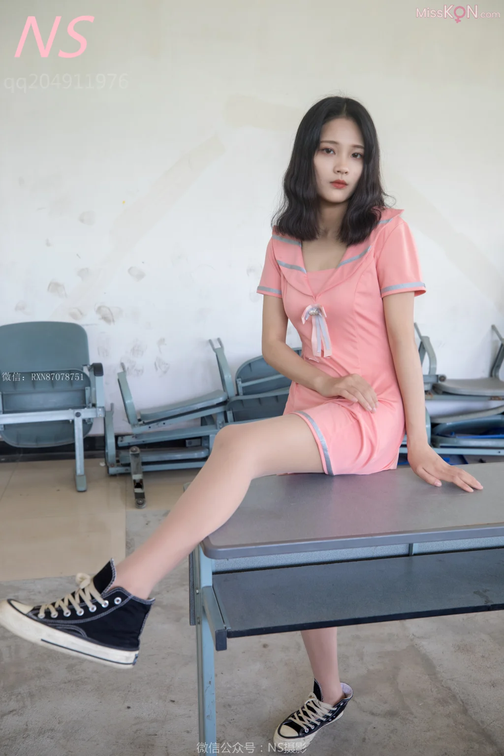 [NS纳丝摄影] No.146: 小蝴蝶 美腿丝袜太好 (69 photos)