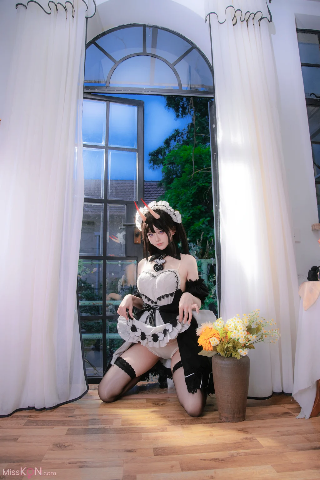 Coser@前野太太: 碧蓝航线 能代 女仆 (39 photos) – Page 2
