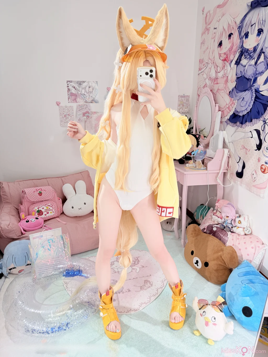 Coser@染三ran3: 蔚蓝档案 百合园圣亚 泳装 (88 photos + 4 videos) – Page 2