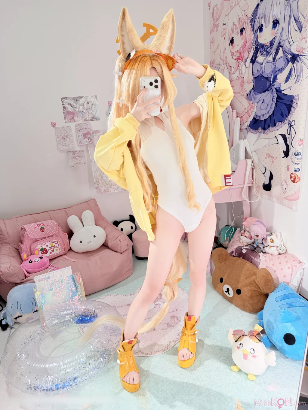 Coser@染三ran3: 蔚蓝档案 百合园圣亚 泳装 (88 photos + 4 videos) – Page 3