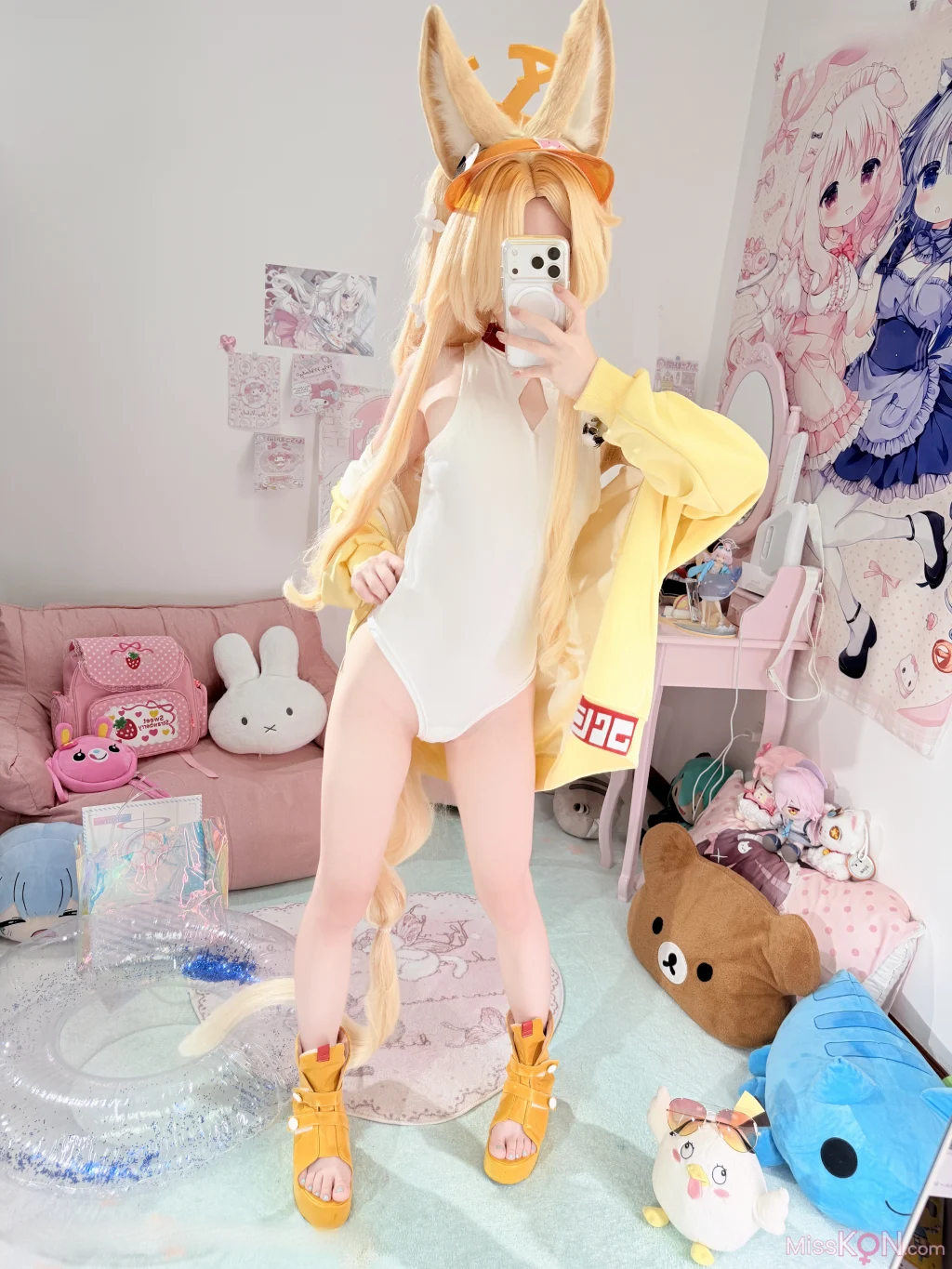 Coser@染三ran3: 蔚蓝档案 百合园圣亚 泳装 (88 photos + 4 videos) – Page 3