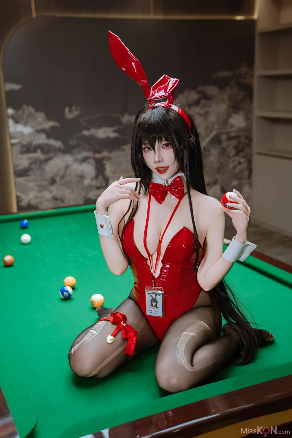 Coser@二佐Nisa: 碧蓝航线 大凤·桌球兔女郎 (31 photos) – Page 2