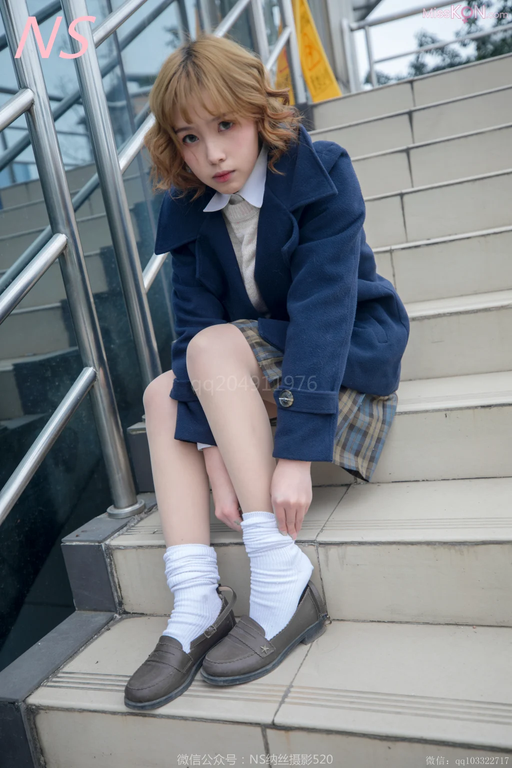 [NS纳丝摄影] No.152: 诗云的花纹丝袜萌萌系 (86 photos + 1 video)