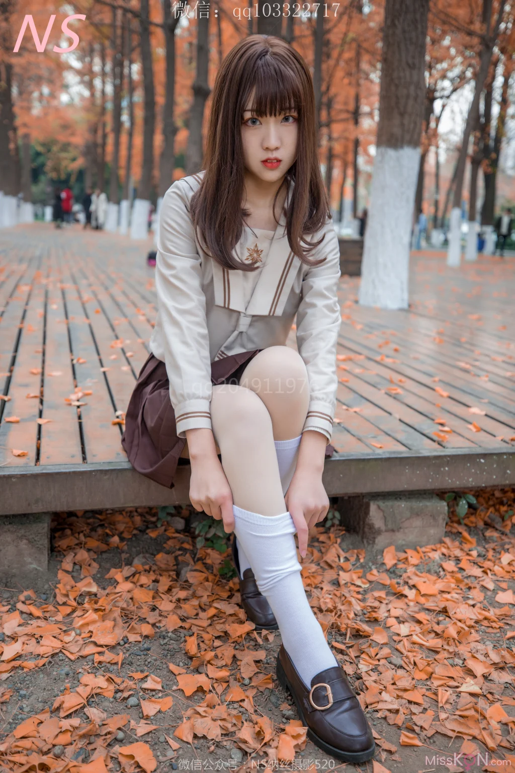 [NS纳丝摄影] No.153: 枫之少女 白丝肉丝萌萌哒的枫 (93 photos + 1 video) – Page 2