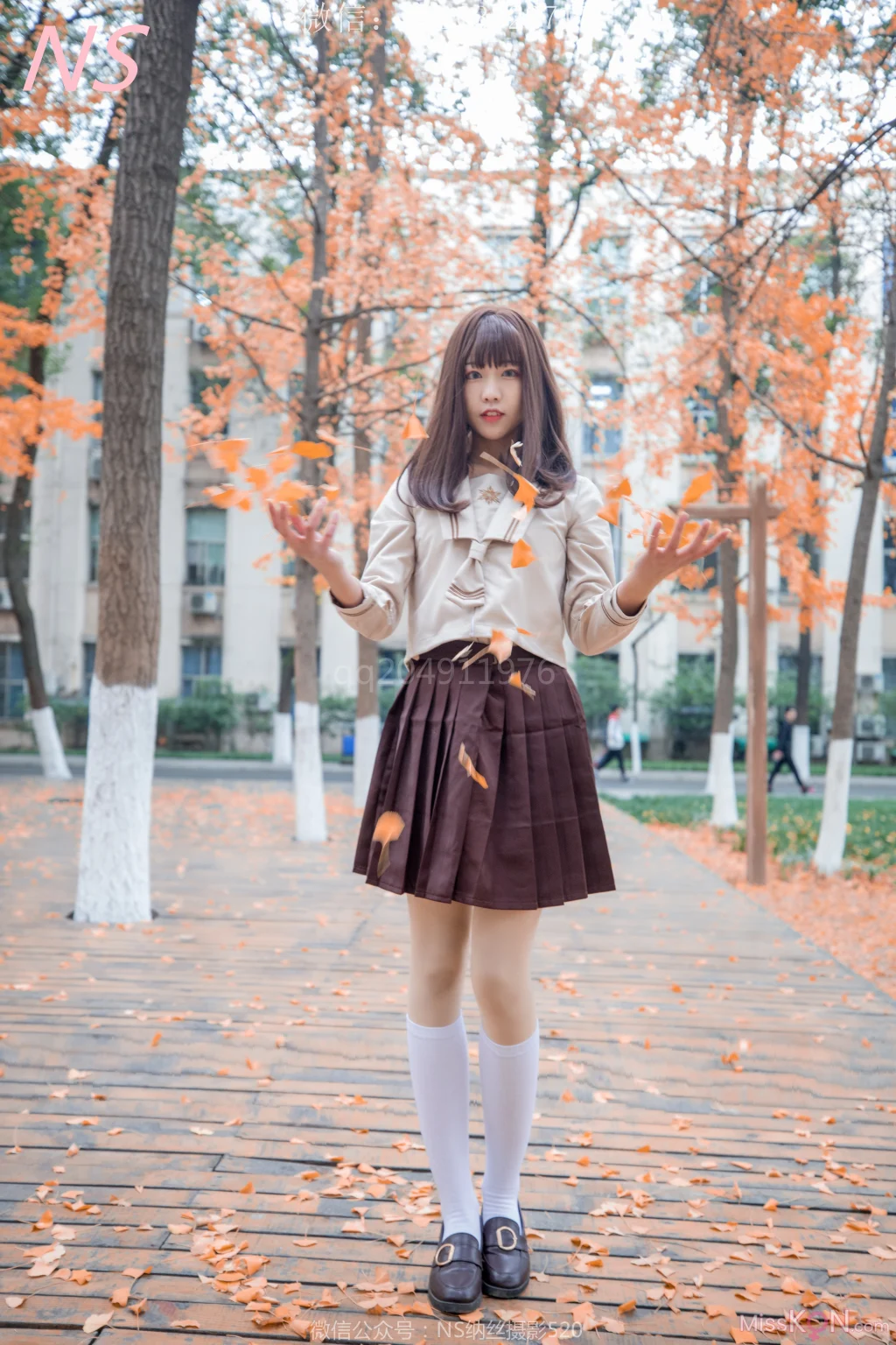 [NS纳丝摄影] No.153: 枫之少女 白丝肉丝萌萌哒的枫 (93 photos + 1 video) – Page 2