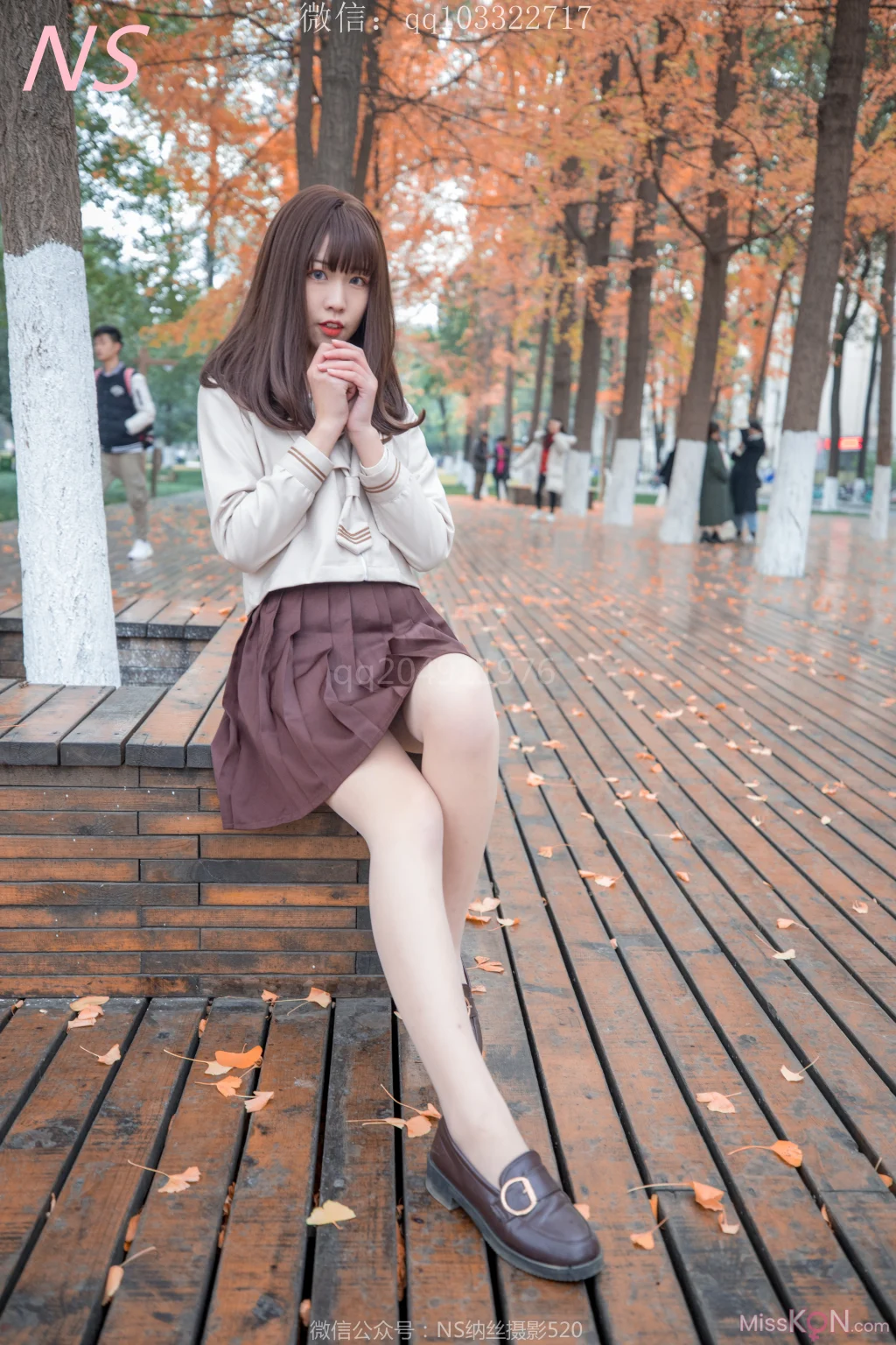 [NS纳丝摄影] No.153: 枫之少女 白丝肉丝萌萌哒的枫 (93 photos + 1 video) – Page 2