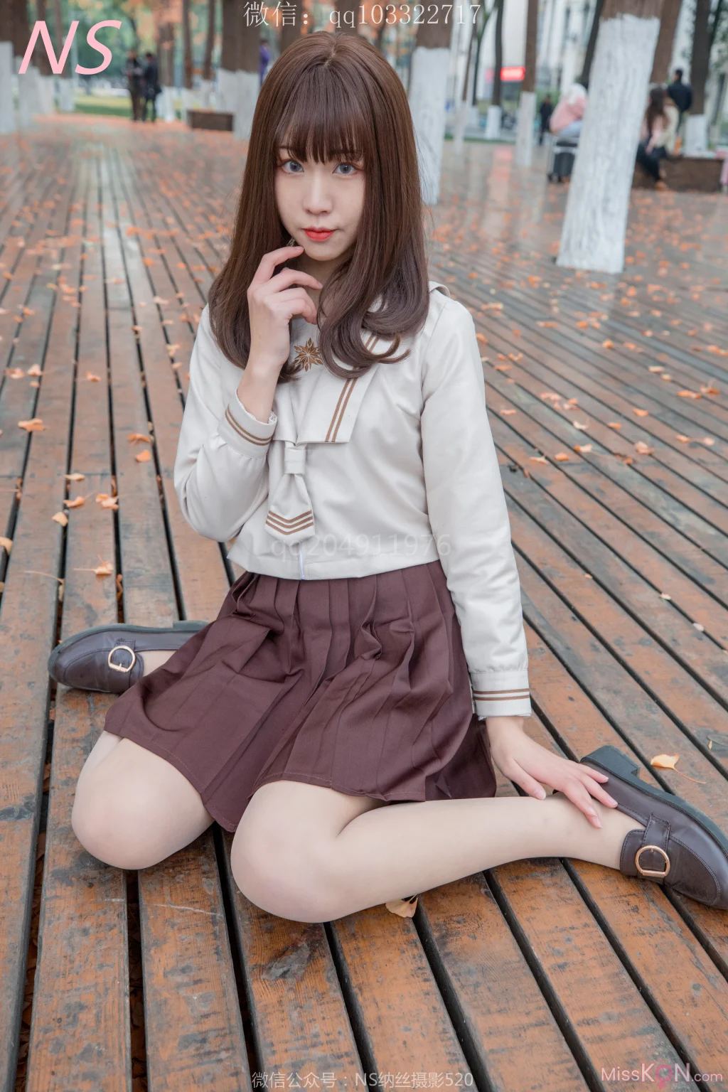 [NS纳丝摄影] No.153: 枫之少女 白丝肉丝萌萌哒的枫 (93 photos + 1 video) – Page 2