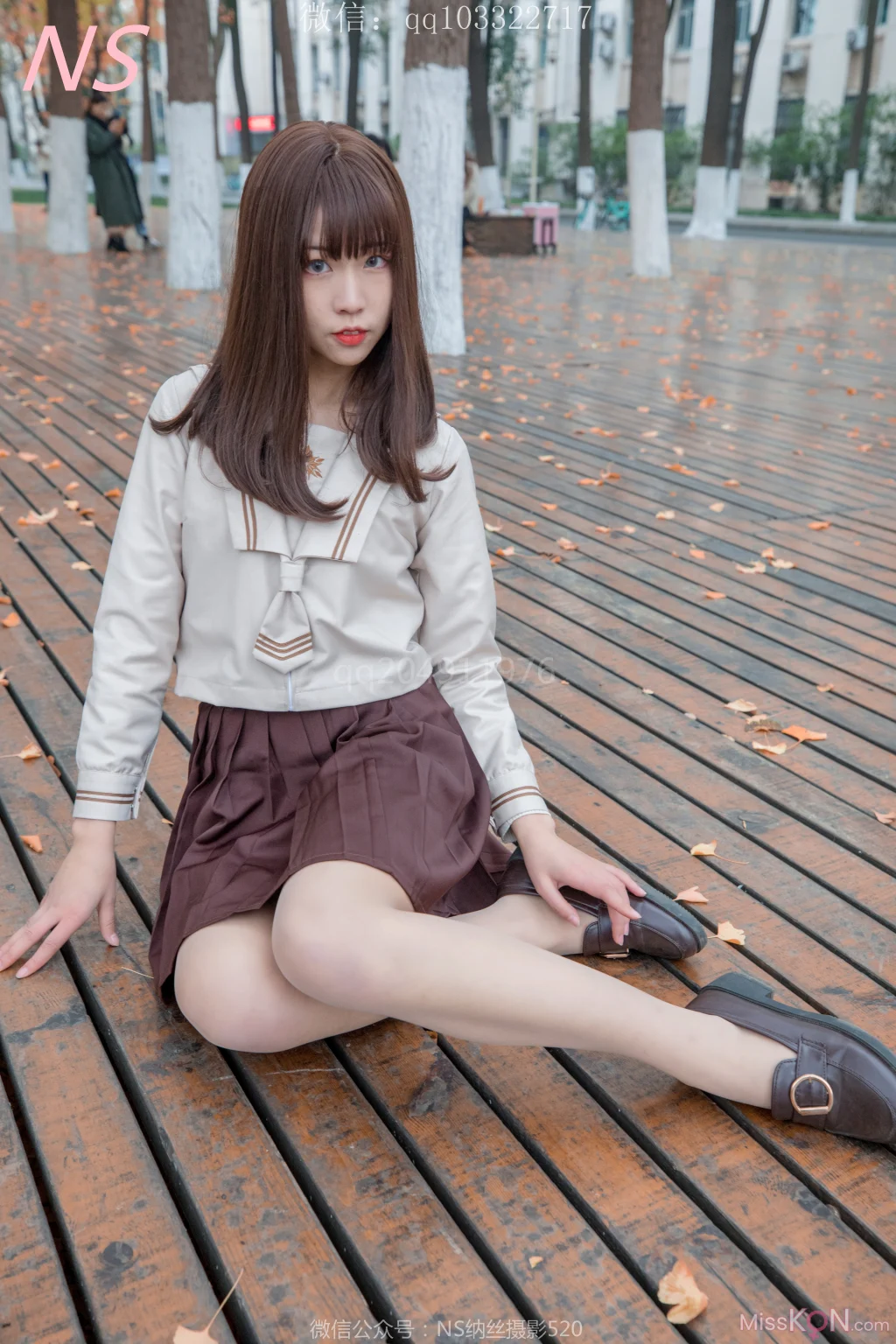 [NS纳丝摄影] No.153: 枫之少女 白丝肉丝萌萌哒的枫 (93 photos + 1 video) – Page 2