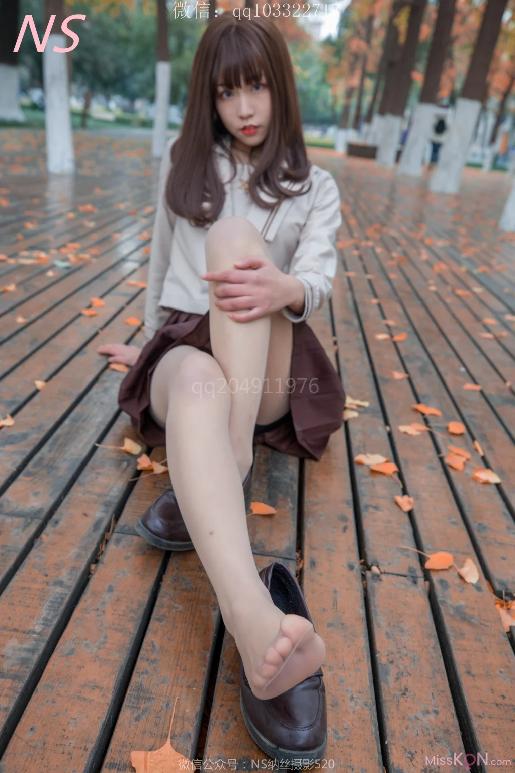 [NS纳丝摄影] No.153: 枫之少女 白丝肉丝萌萌哒的枫 (93 photos + 1 video) – Page 2