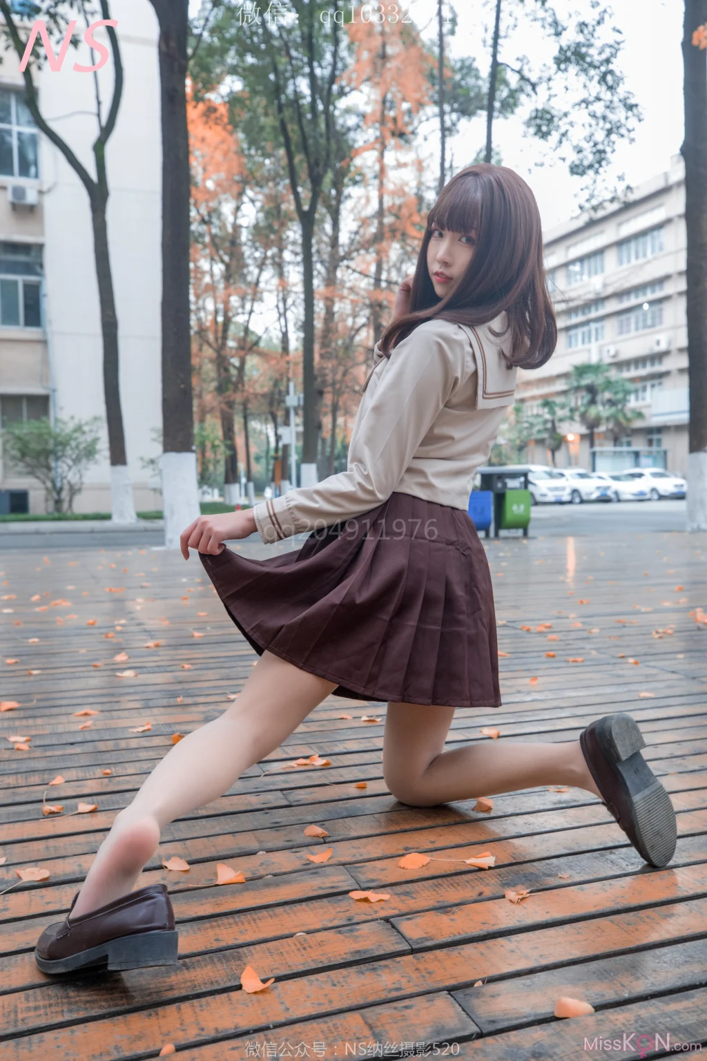 [NS纳丝摄影] No.153: 枫之少女 白丝肉丝萌萌哒的枫 (93 photos + 1 video) – Page 2