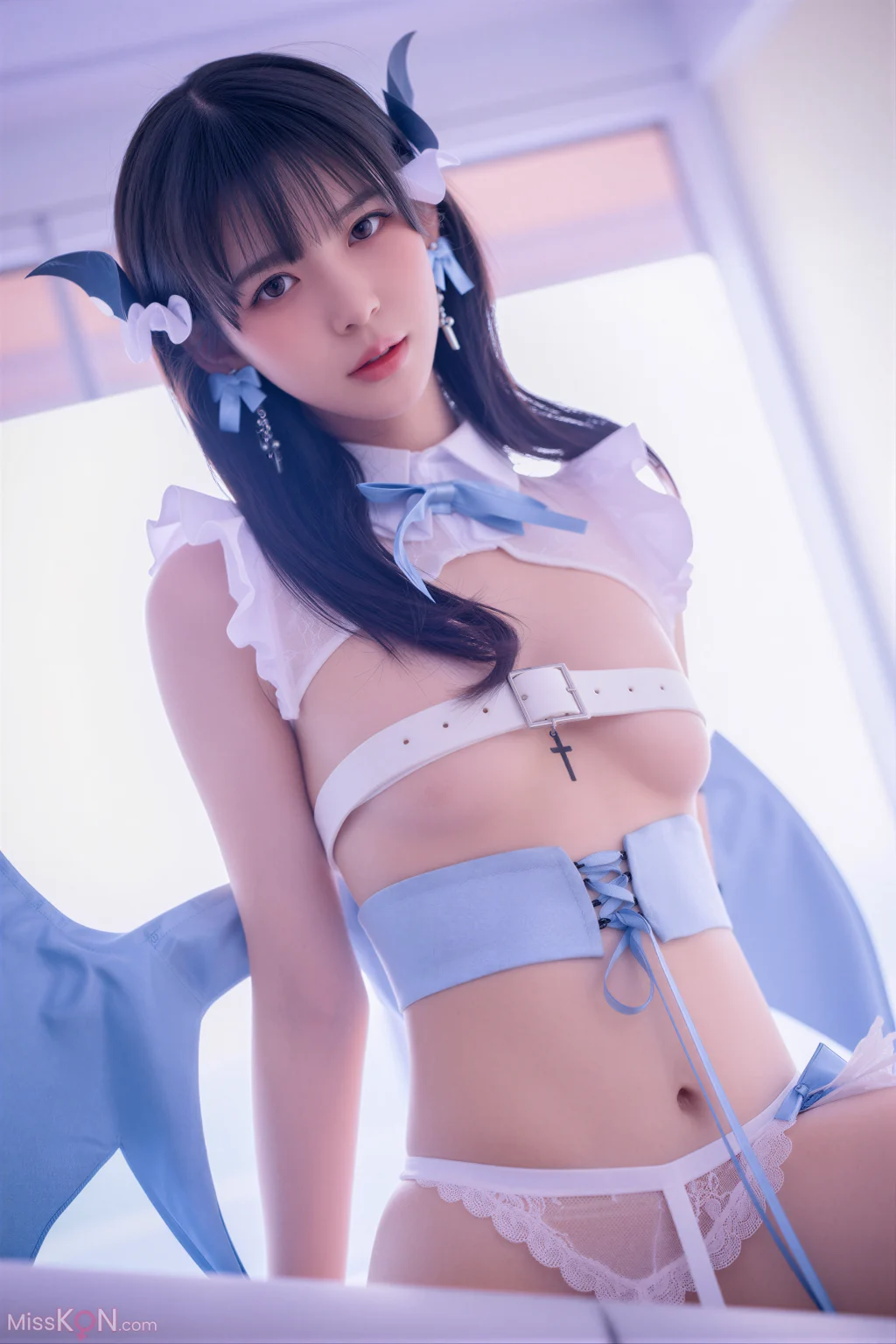 [AI Enhanced] [BLUECAKE] Yeha (예하): Azure Succubus (65 photos) – Page 3