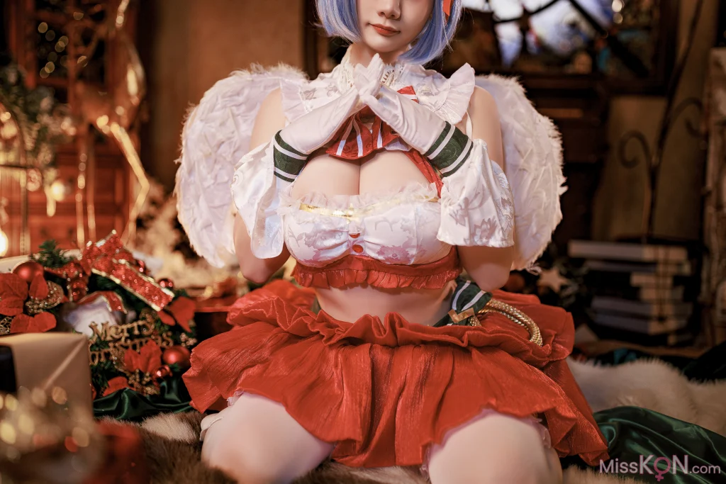 Coser@阿雪雪: 圣诞小天使 蕾姆 (40 photos)