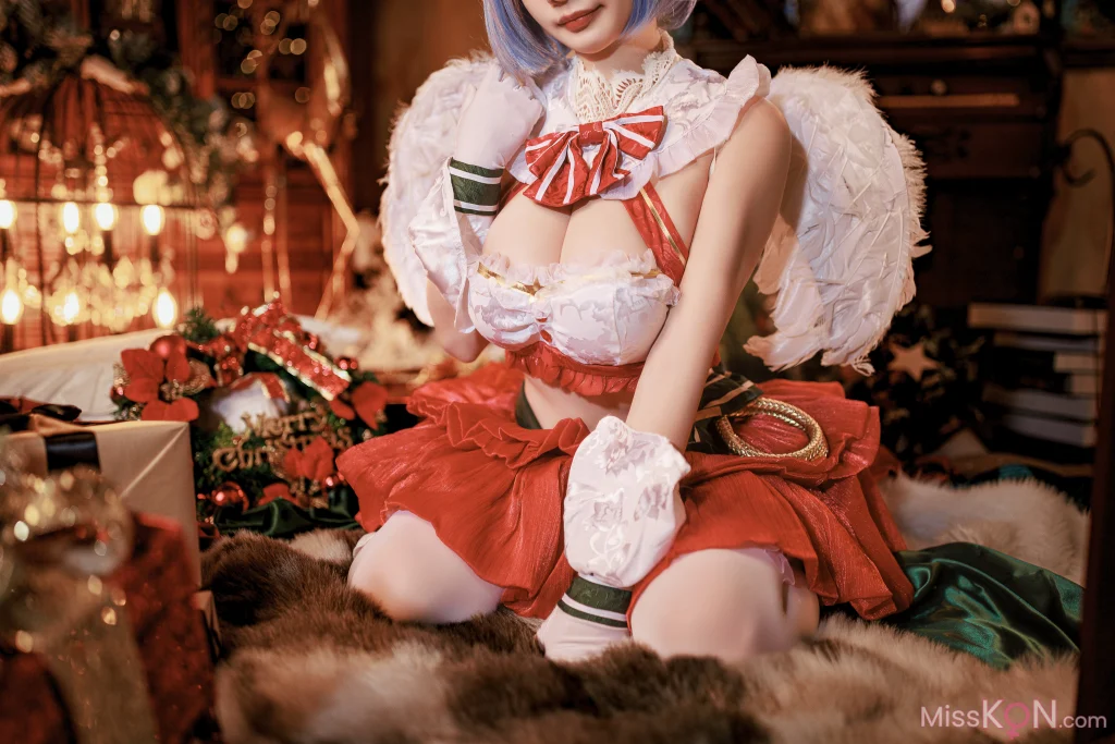 Coser@阿雪雪: 圣诞小天使 蕾姆 (40 photos)