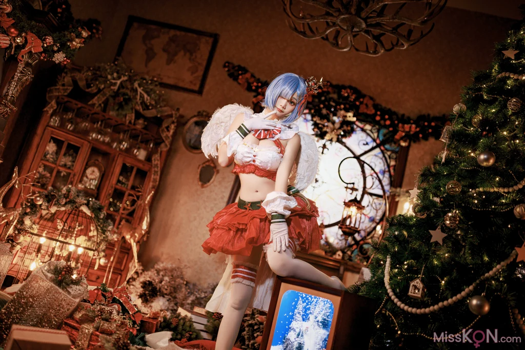 Coser@阿雪雪: 圣诞小天使 蕾姆 (40 photos) – Page 2