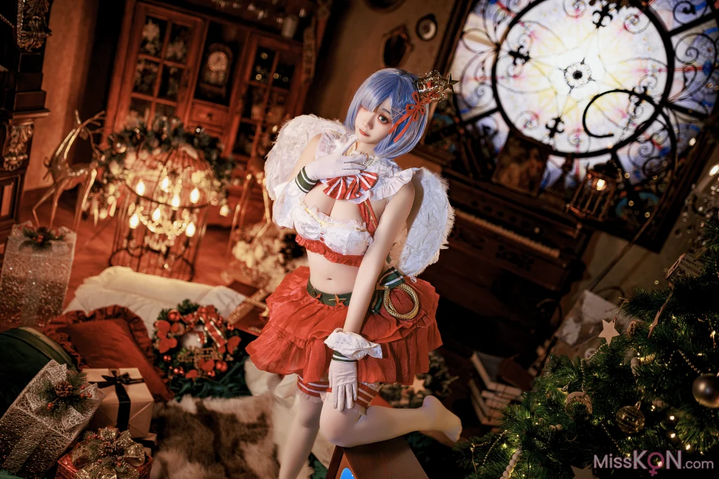 Coser@阿雪雪: 圣诞小天使 蕾姆 (40 photos) – Page 2