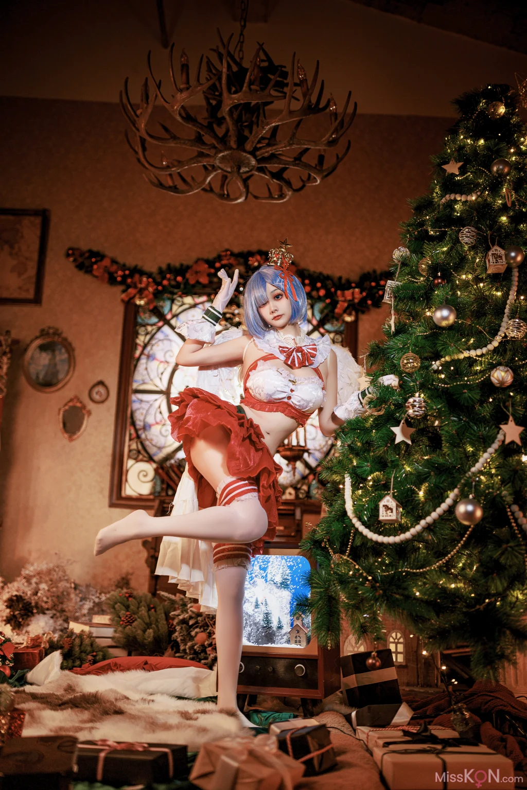 Coser@阿雪雪: 圣诞小天使 蕾姆 (40 photos) – Page 2