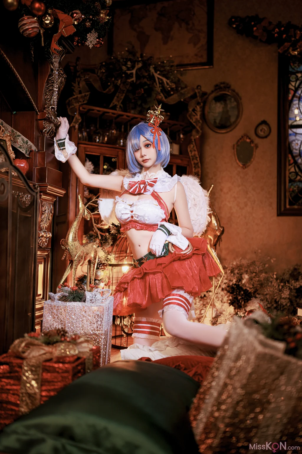 Coser@阿雪雪: 圣诞小天使 蕾姆 (40 photos) – Page 2