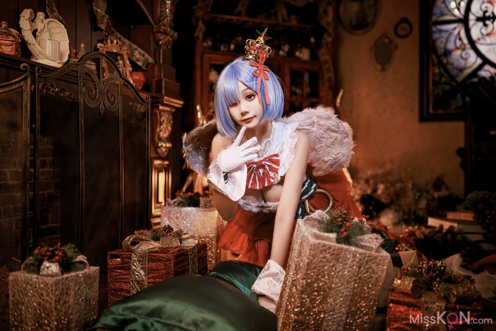 Coser@阿雪雪: 圣诞小天使 蕾姆 (40 photos) – Page 2