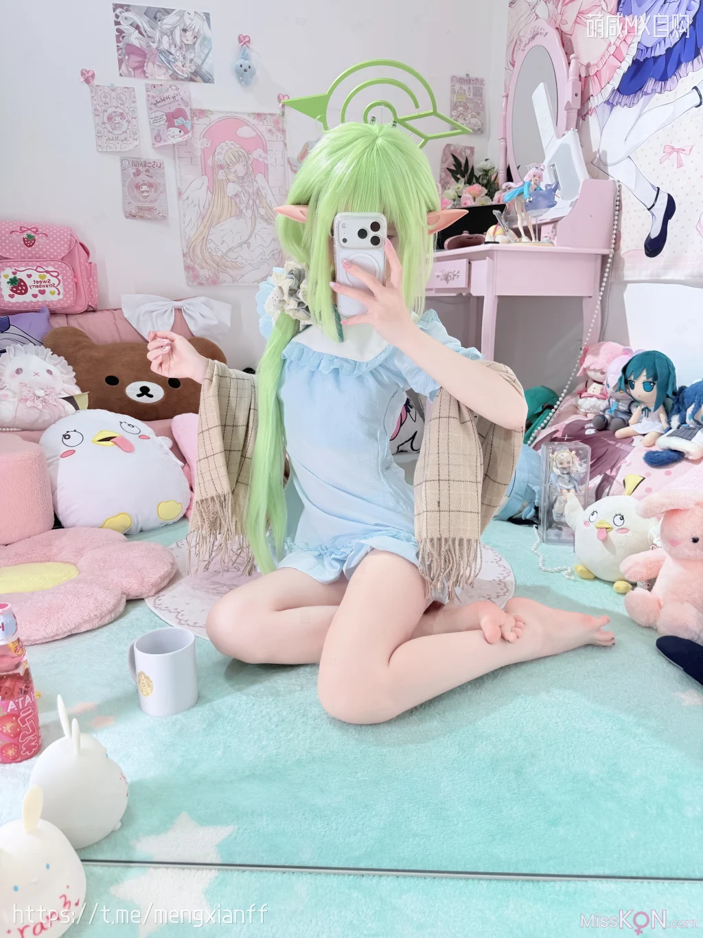 Coser@染三ran3: 蔚蓝档案 – 小望&小光 睡衣 (108 photos + 9 videos) – Page 2