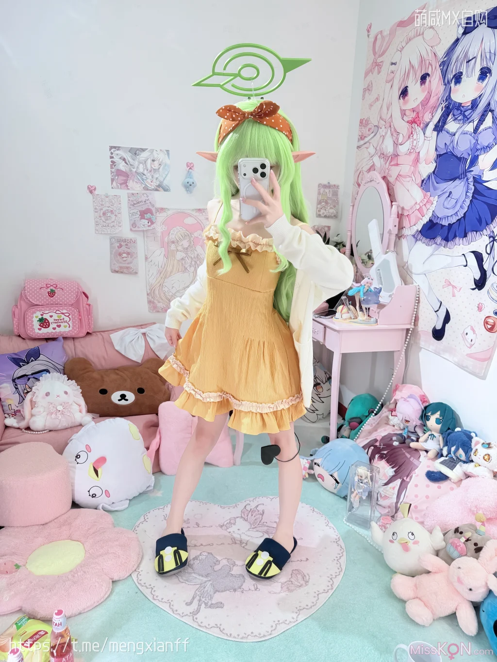 Coser@染三ran3: 蔚蓝档案 – 小望&小光 睡衣 (108 photos + 9 videos) – Page 2