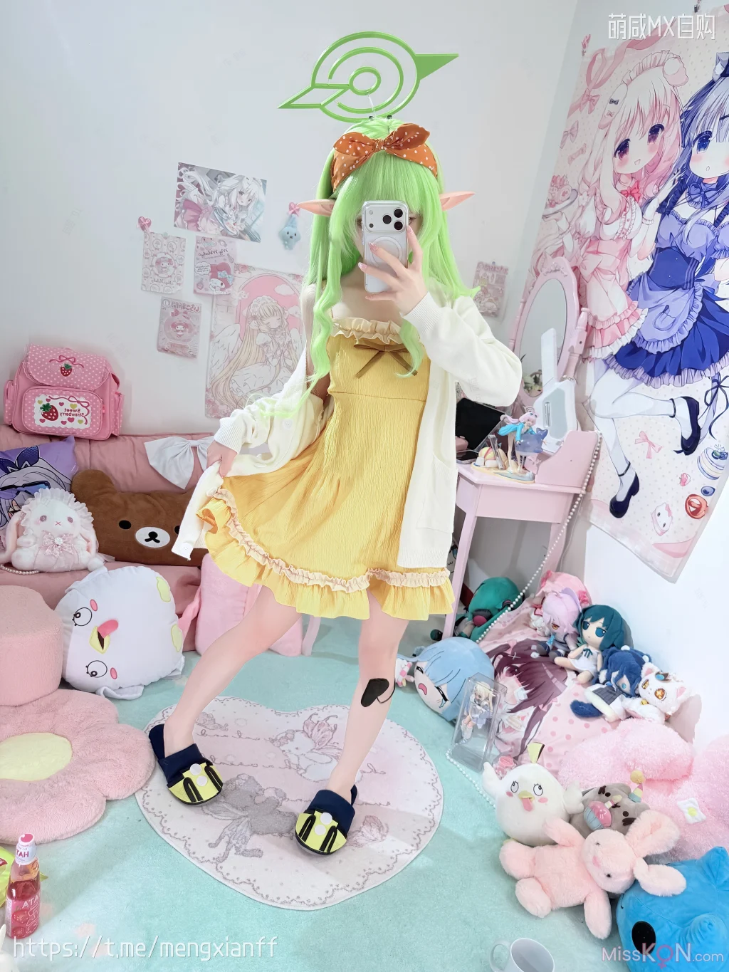 Coser@染三ran3: 蔚蓝档案 – 小望&小光 睡衣 (108 photos + 9 videos) – Page 2