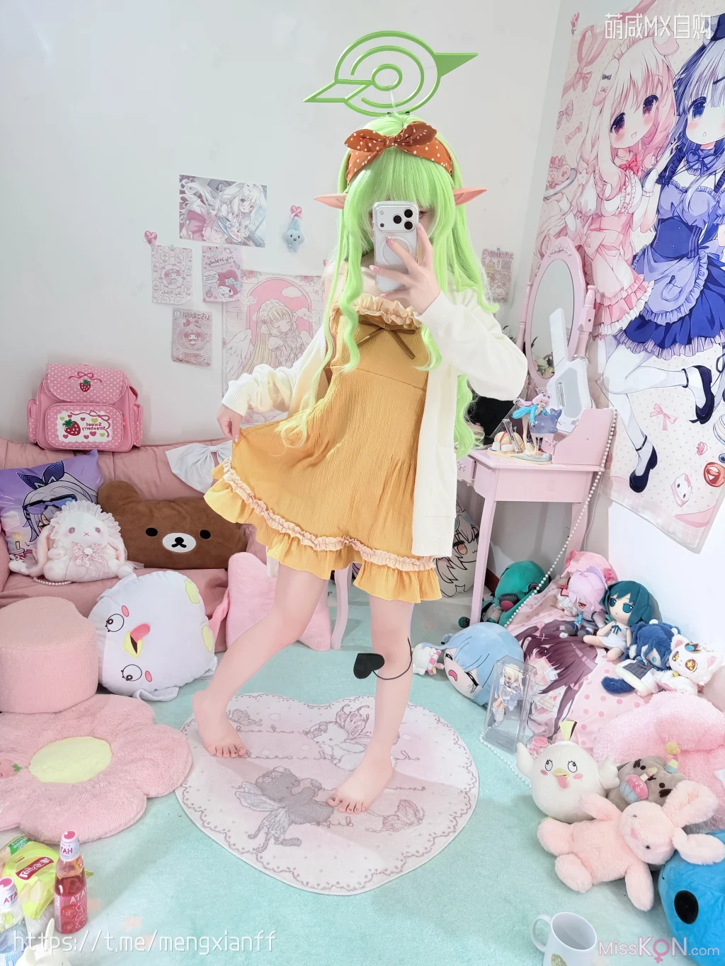 Coser@染三ran3: 蔚蓝档案 – 小望&小光 睡衣 (108 photos + 9 videos) – Page 2