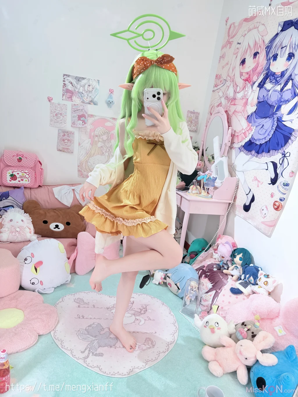 Coser@染三ran3: 蔚蓝档案 – 小望&小光 睡衣 (108 photos + 9 videos) – Page 3