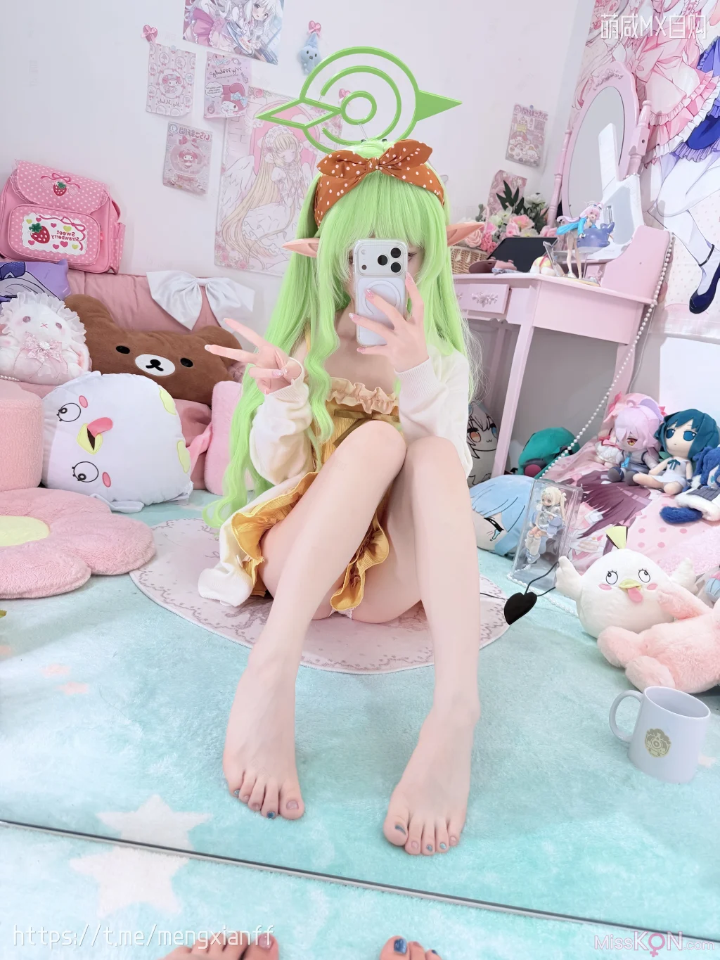 Coser@染三ran3: 蔚蓝档案 – 小望&小光 睡衣 (108 photos + 9 videos) – Page 3