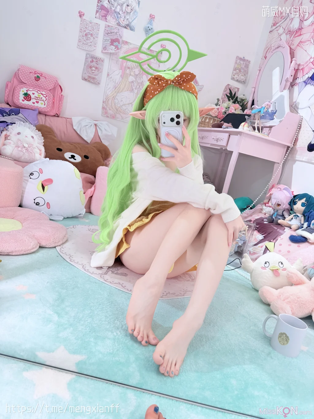 Coser@染三ran3: 蔚蓝档案 – 小望&小光 睡衣 (108 photos + 9 videos) – Page 3