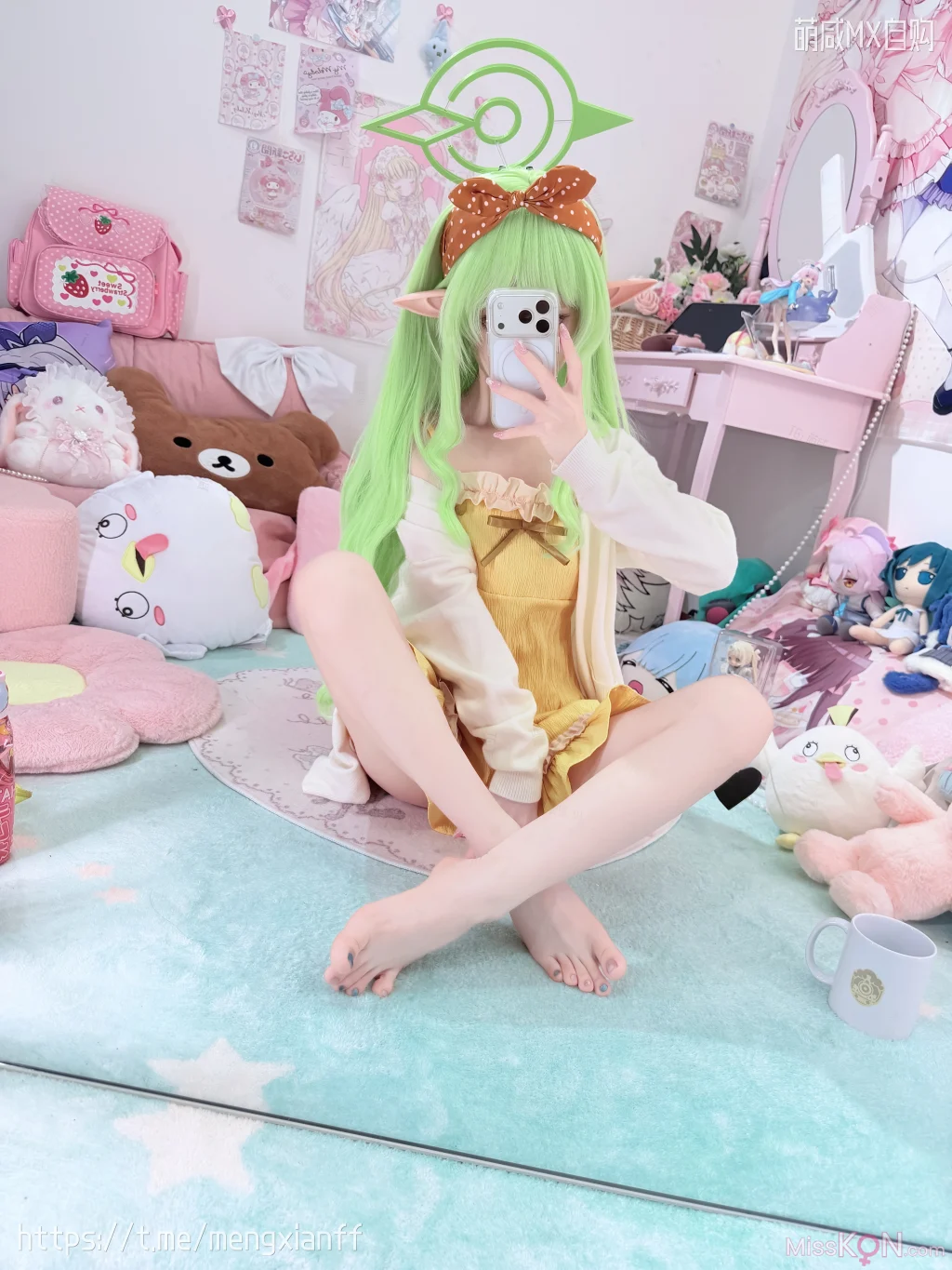 Coser@染三ran3: 蔚蓝档案 – 小望&小光 睡衣 (108 photos + 9 videos) – Page 3
