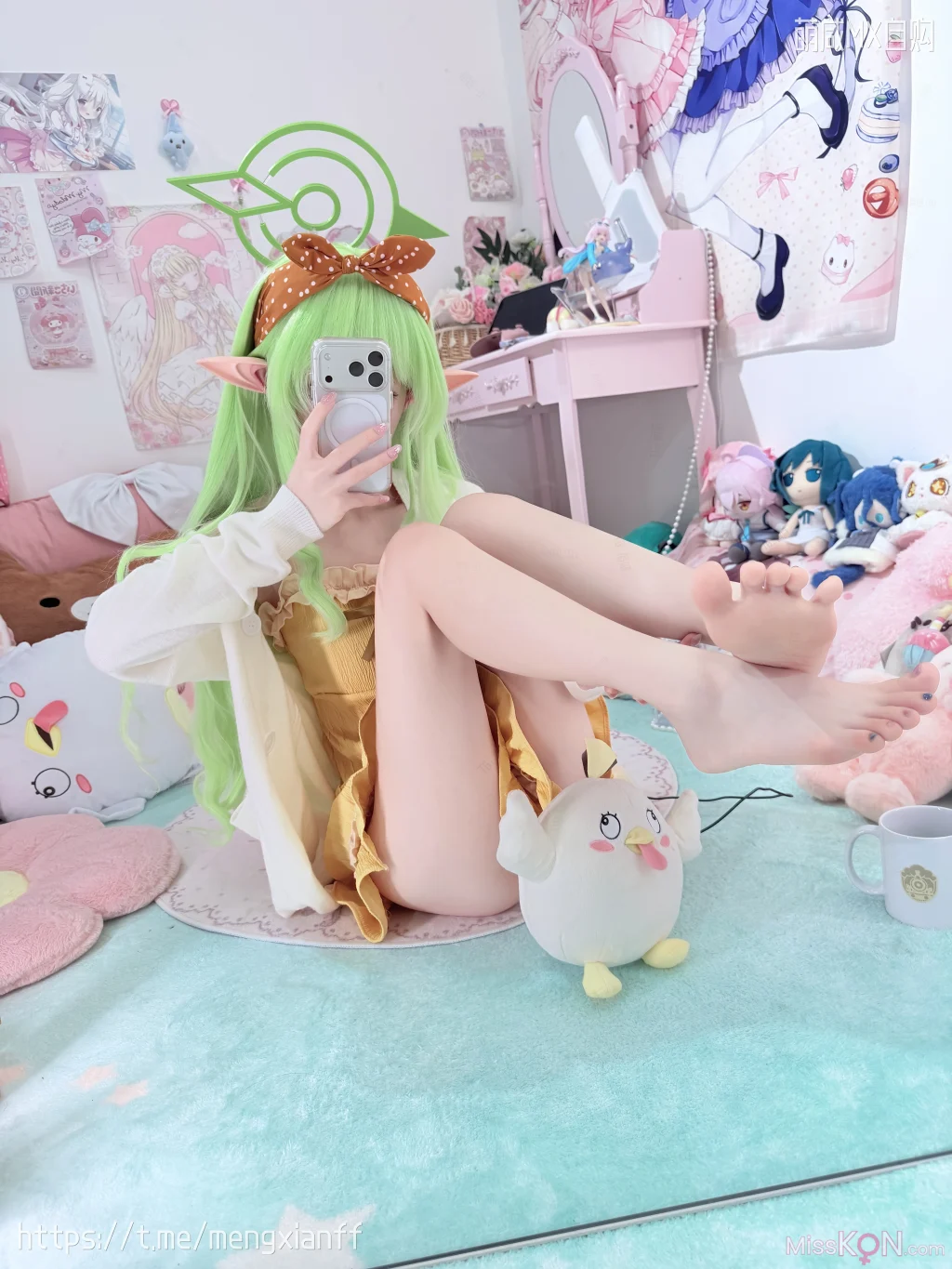 Coser@染三ran3: 蔚蓝档案 – 小望&小光 睡衣 (108 photos + 9 videos) – Page 3