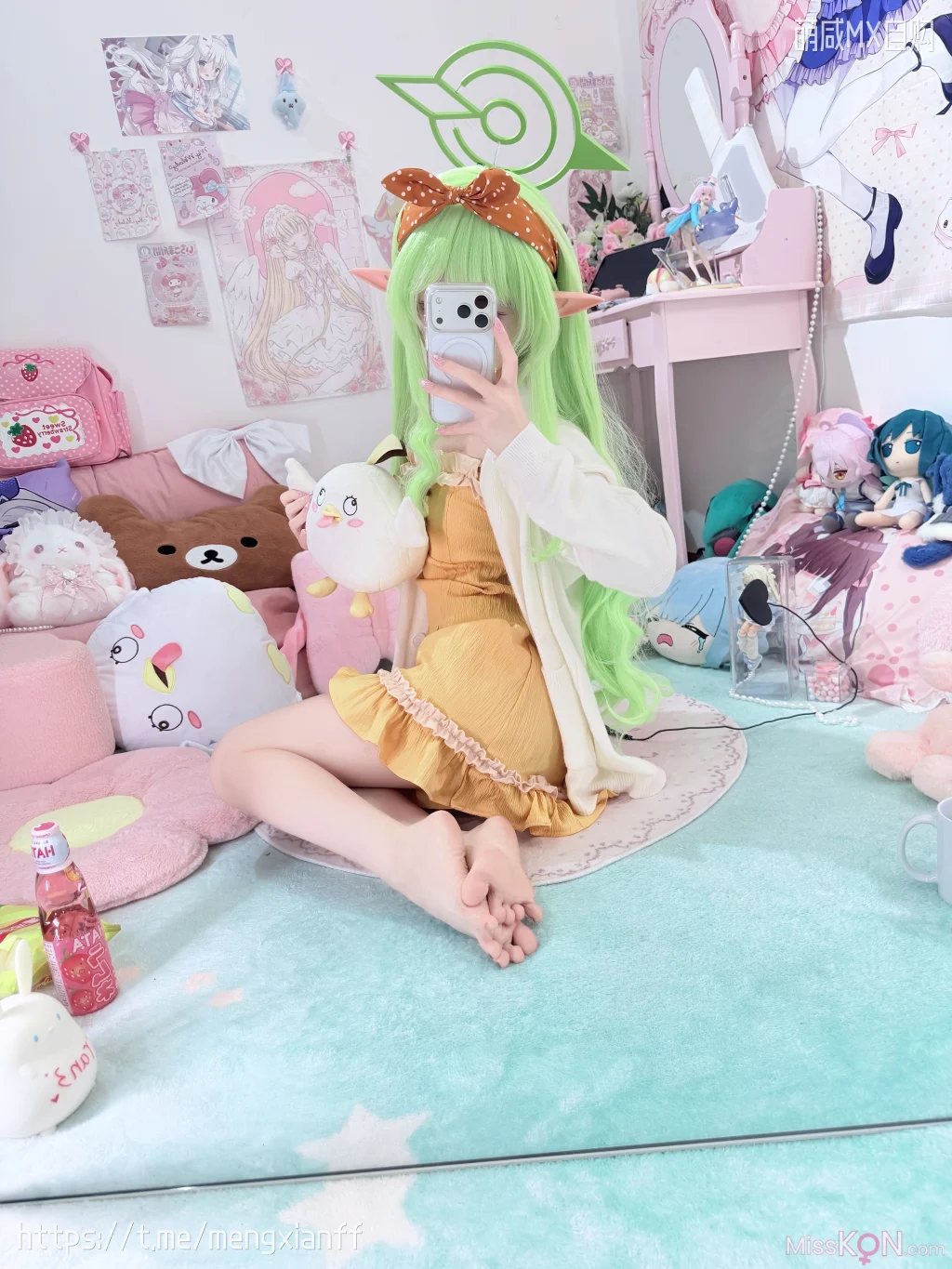 Coser@染三ran3: 蔚蓝档案 – 小望&小光 睡衣 (108 photos + 9 videos) – Page 3