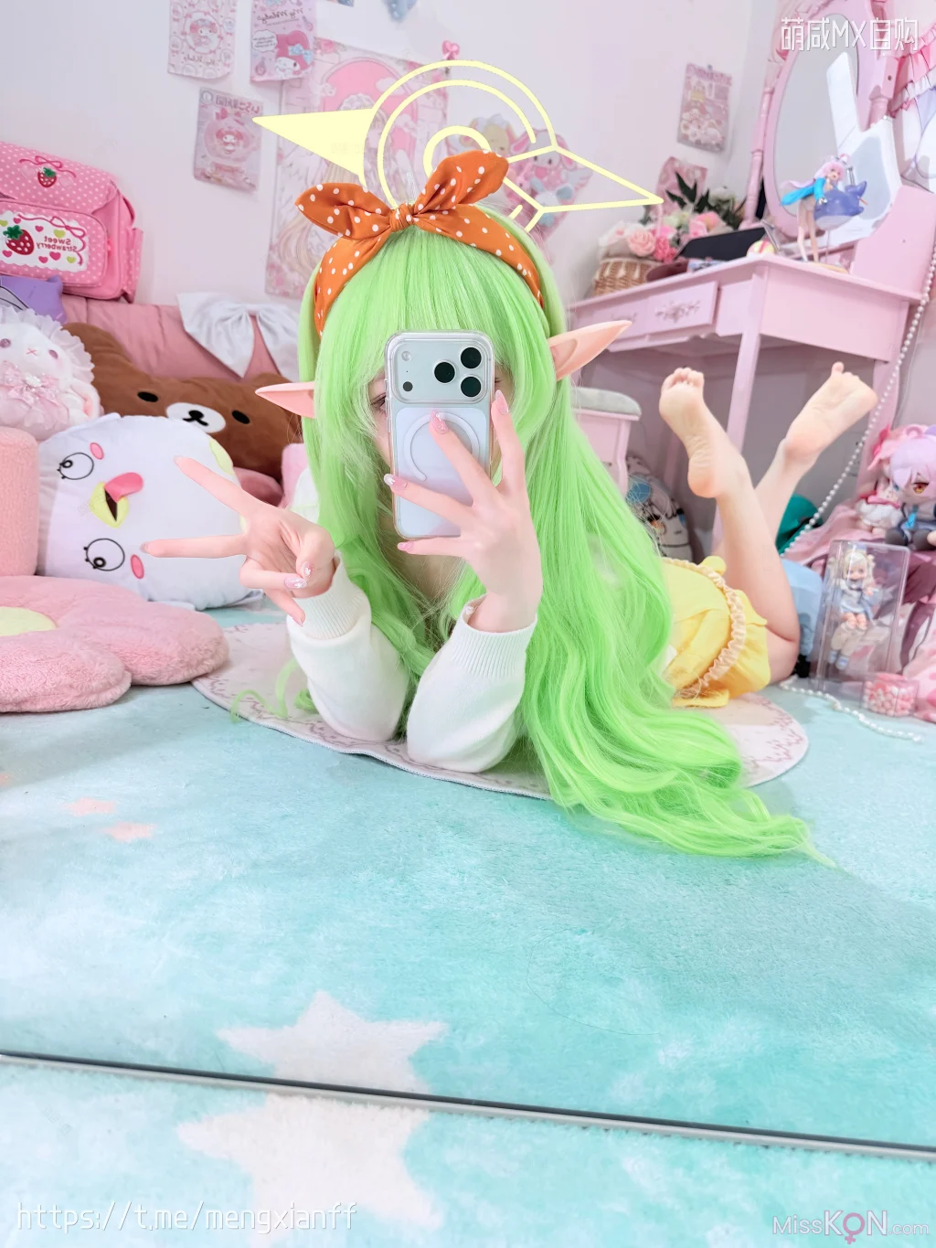 Coser@染三ran3: 蔚蓝档案 – 小望&小光 睡衣 (108 photos + 9 videos) – Page 3