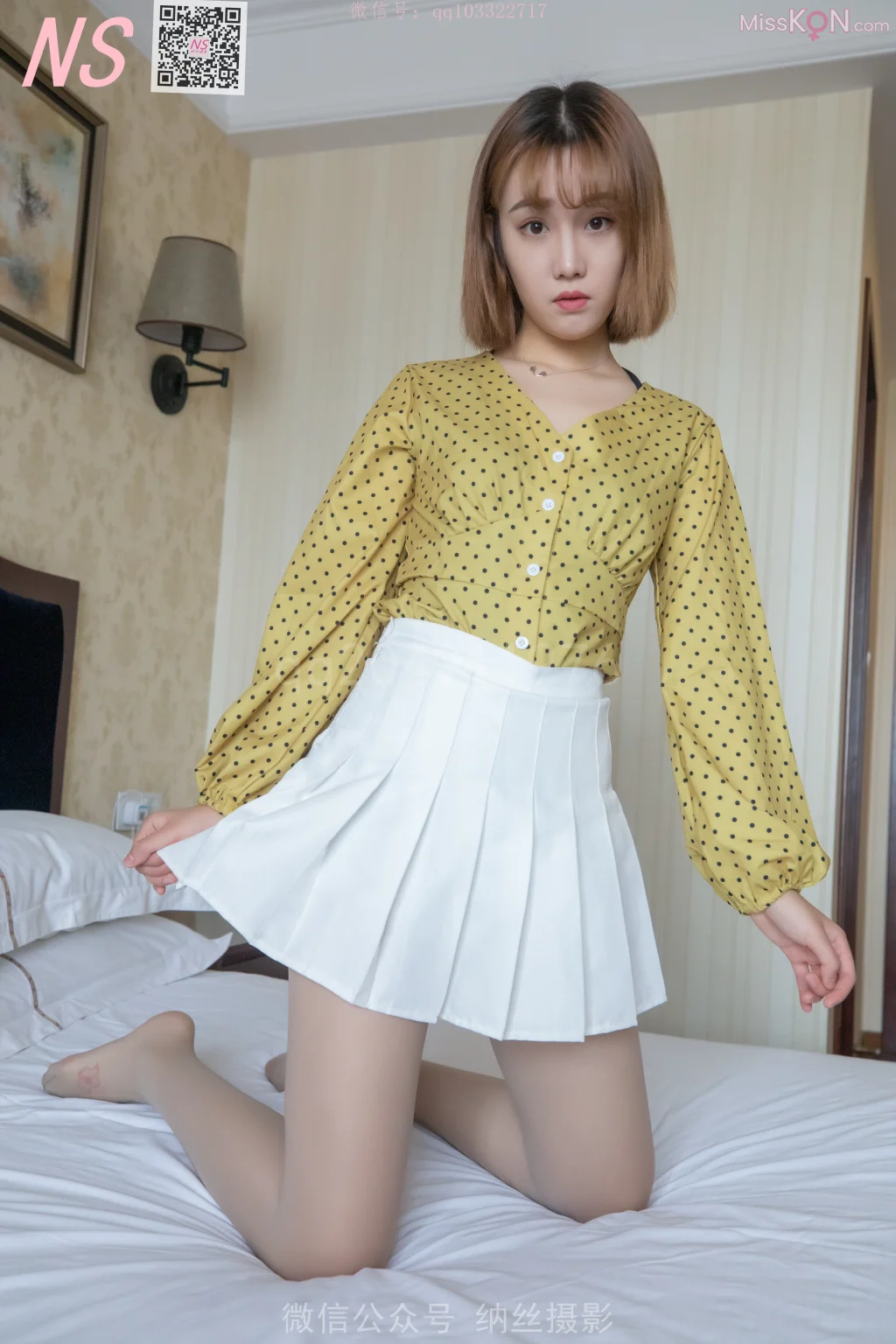 [NS纳丝摄影] No.156: 琴子灰色丝袜领域 (88 photos + 1 video)