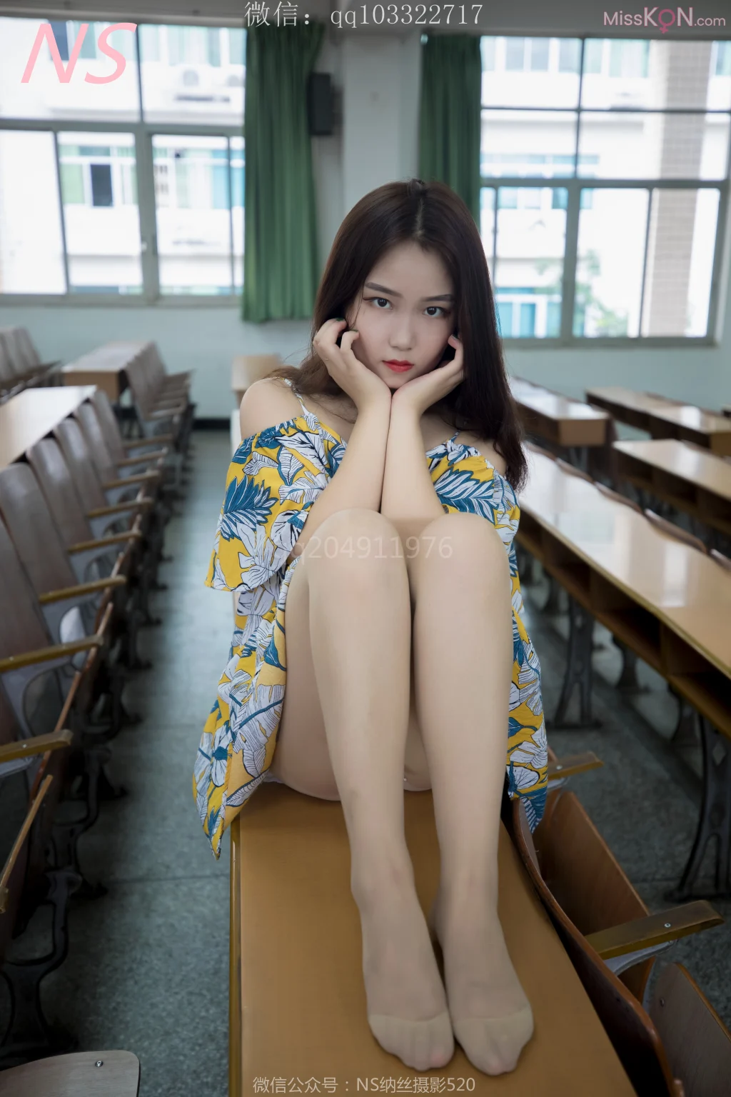 [NS纳丝摄影] No.161: 瑶瑶的毕业季 肉色丝袜美腿萌萌哒 (79 photos)