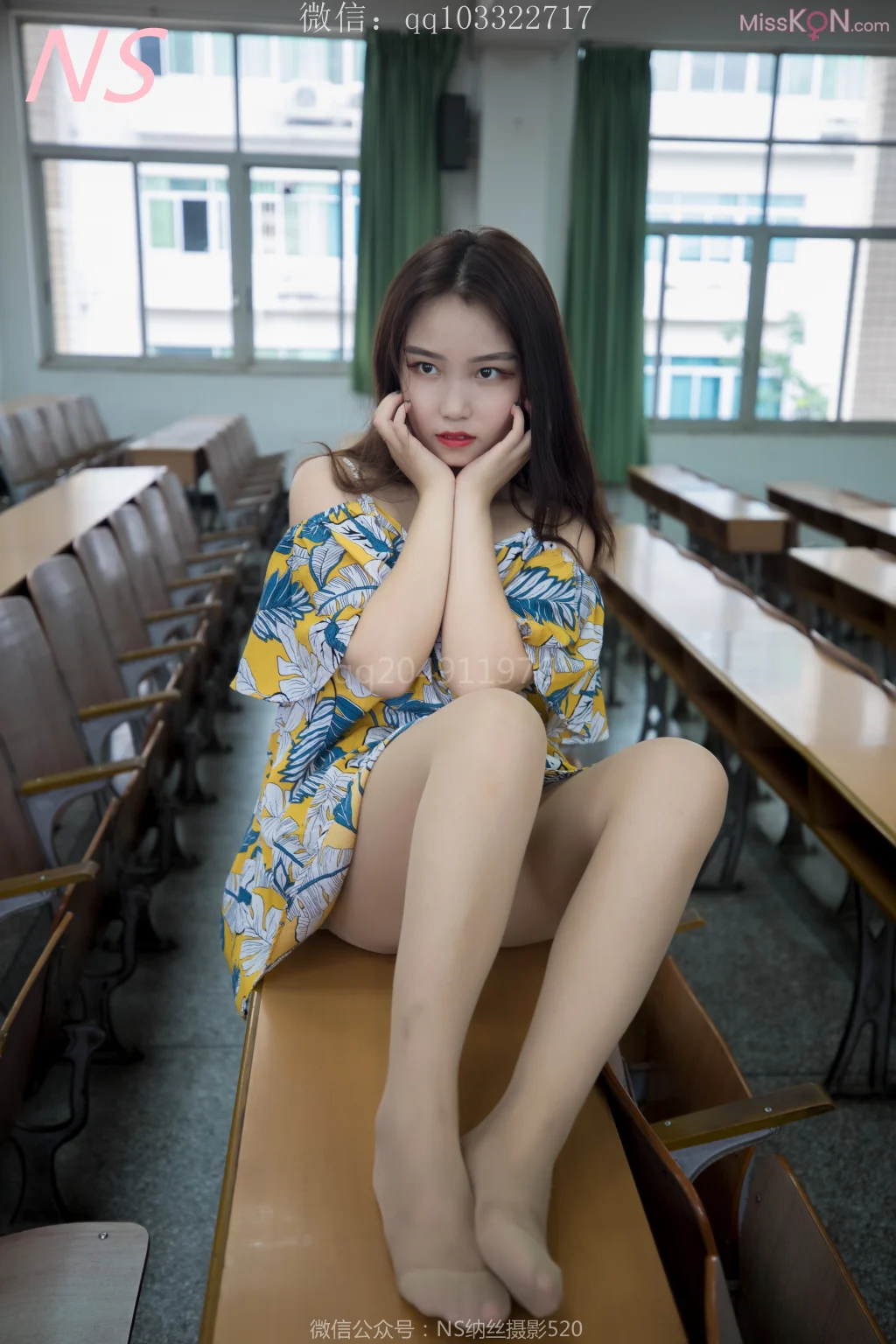 [NS纳丝摄影] No.161: 瑶瑶的毕业季 肉色丝袜美腿萌萌哒 (79 photos)