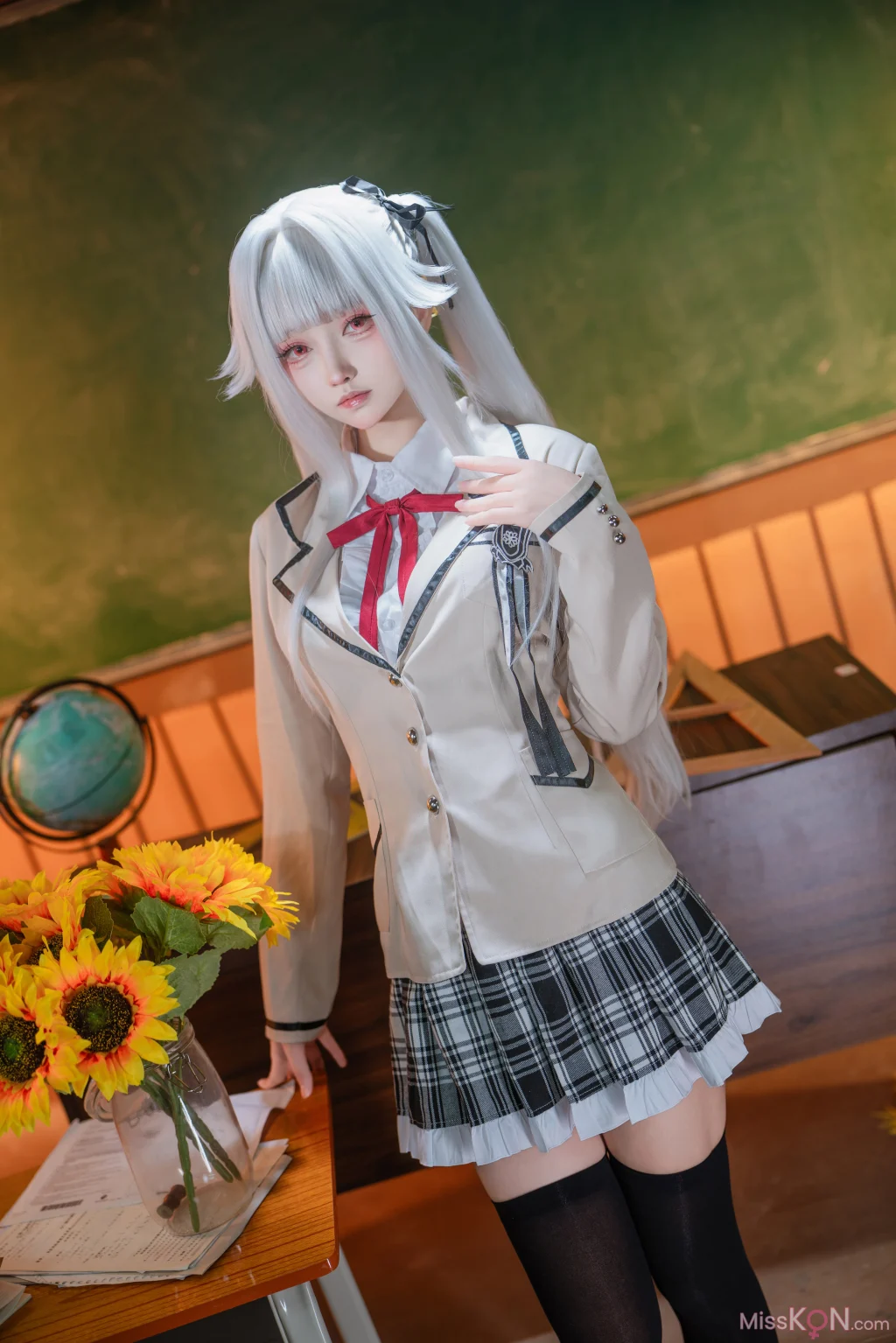 Coser@大大卷卷小卷: 美少女万华镜 篝之雾枝校服 (29 photos)