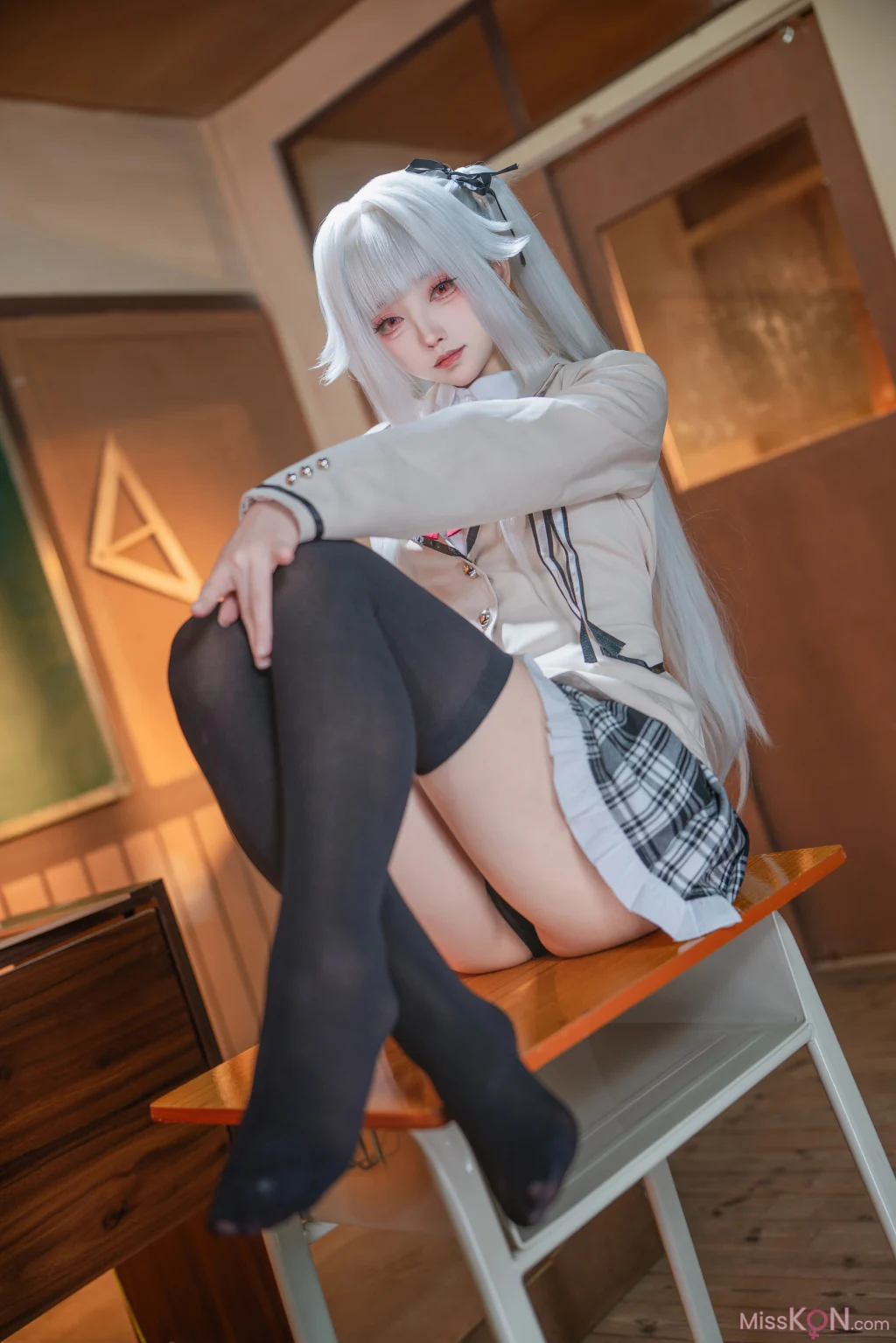 Coser@大大卷卷小卷: 美少女万华镜 篝之雾枝校服 (29 photos)