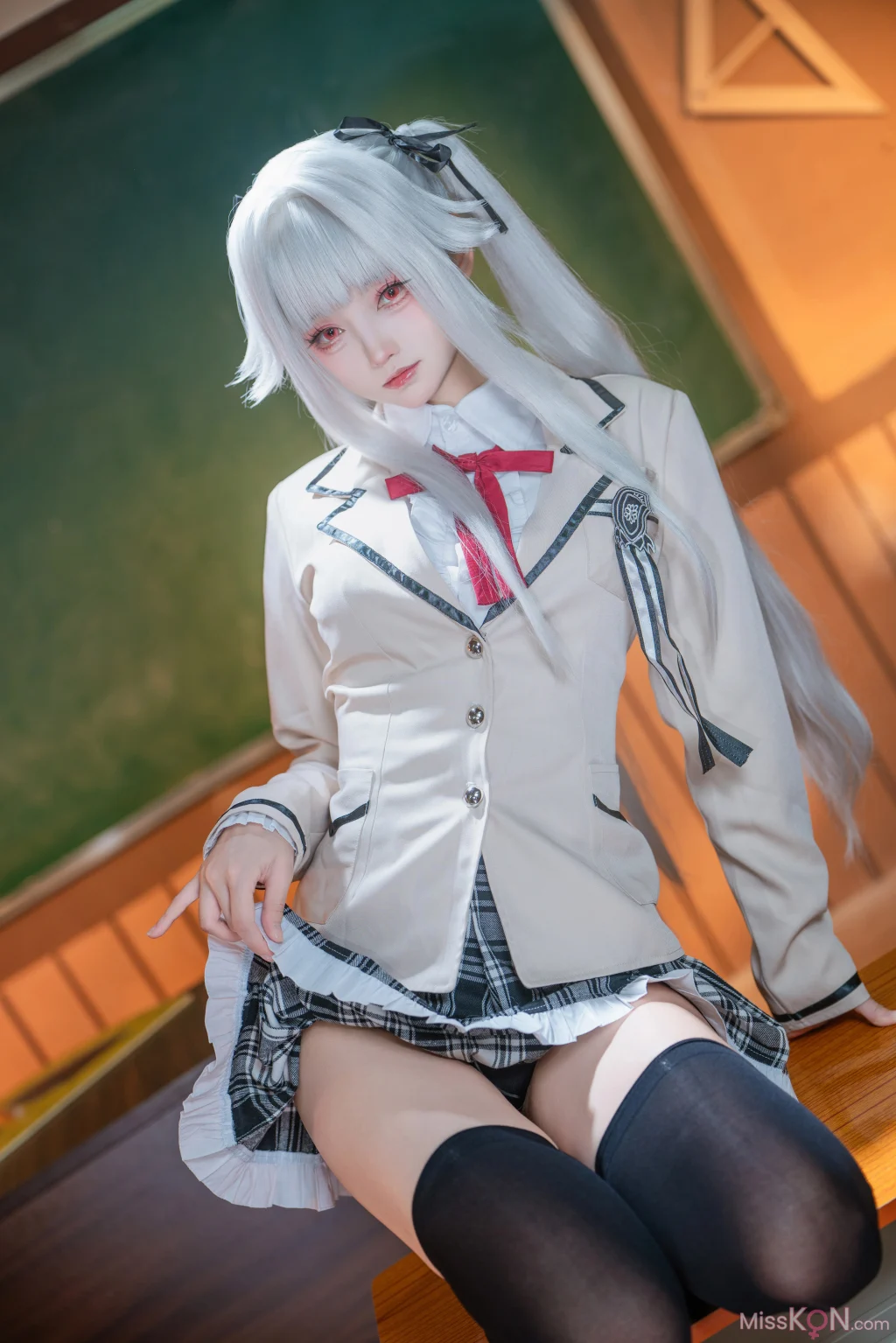 Coser@大大卷卷小卷: 美少女万华镜 篝之雾枝校服 (29 photos)