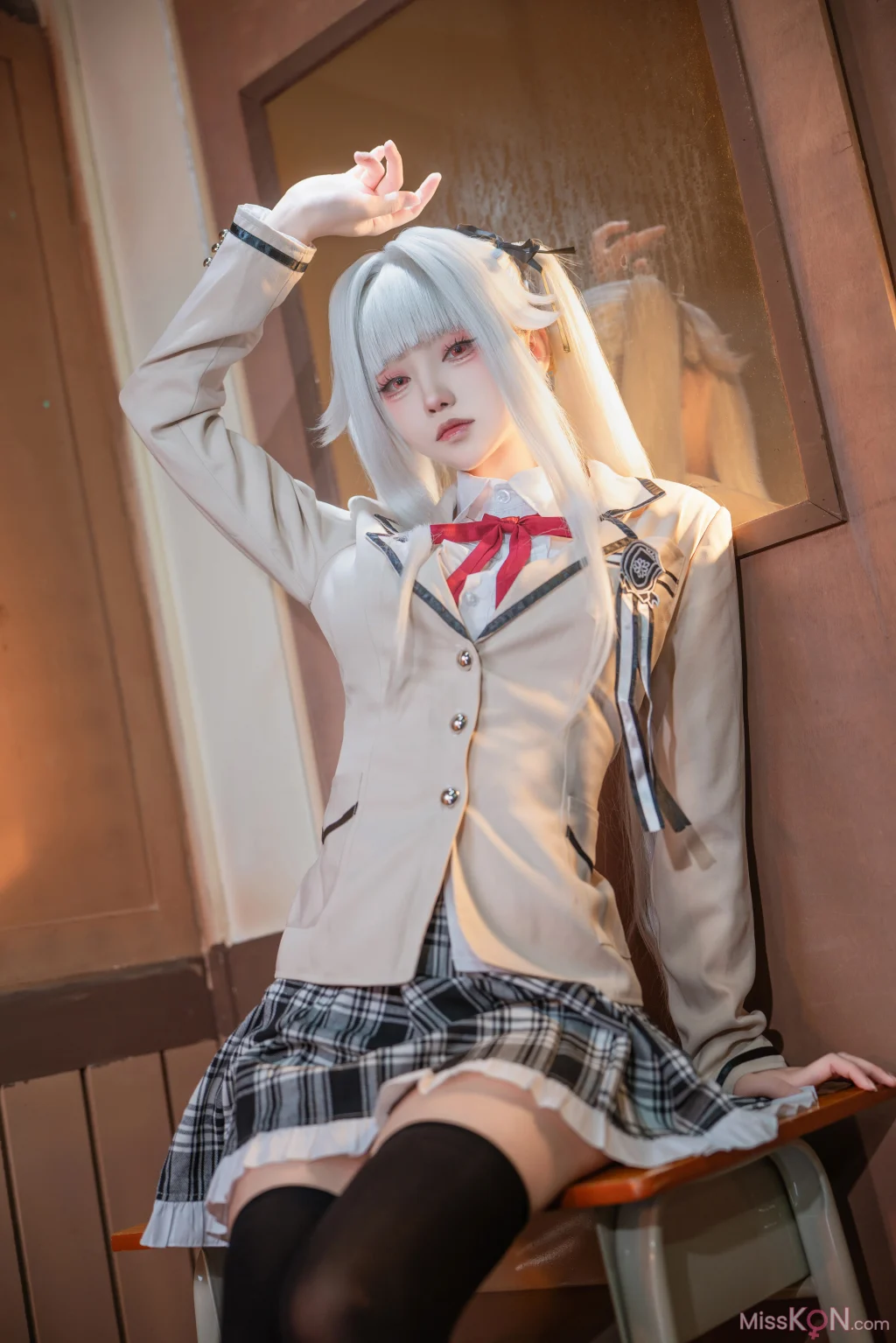 Coser@大大卷卷小卷: 美少女万华镜 篝之雾枝校服 (29 photos)