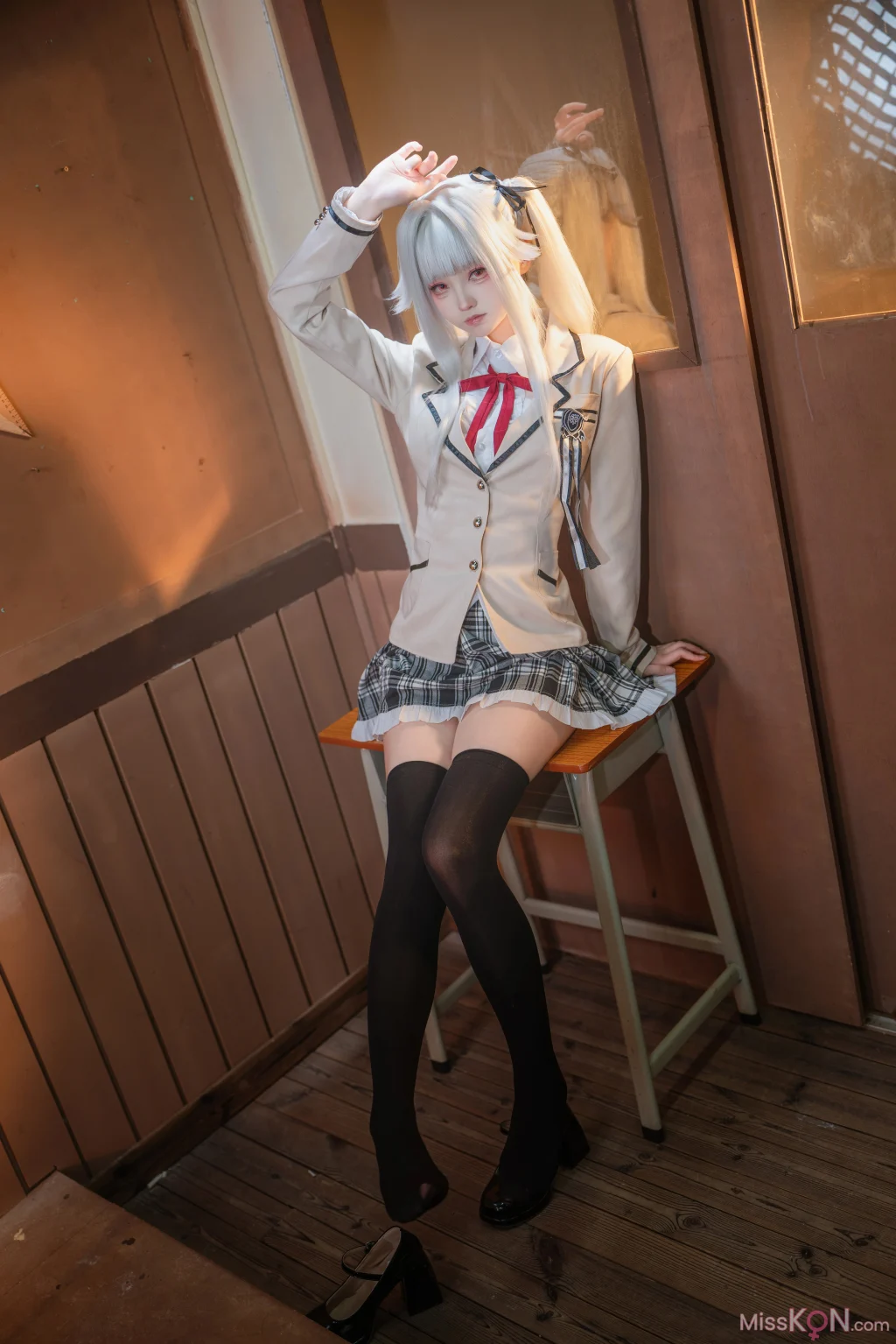 Coser@大大卷卷小卷: 美少女万华镜 篝之雾枝校服 (29 photos)