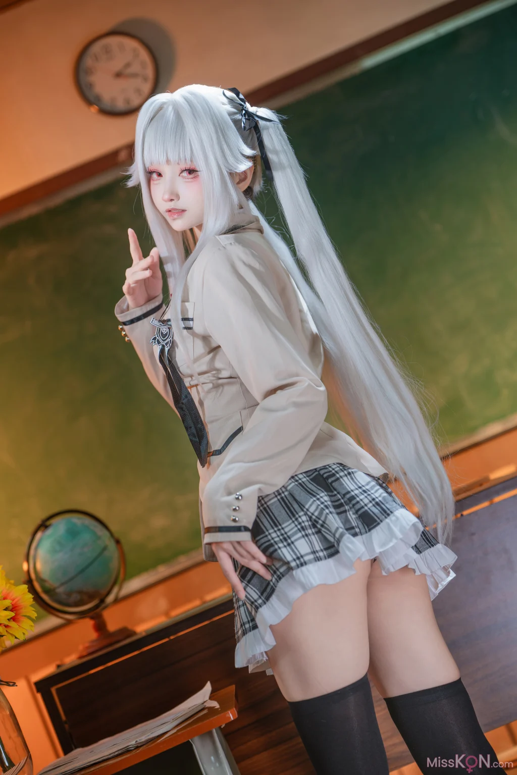 Coser@大大卷卷小卷: 美少女万华镜 篝之雾枝校服 (29 photos)