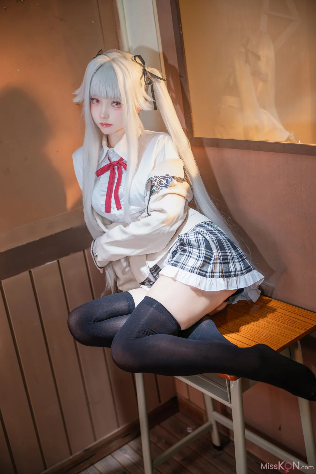 Coser@大大卷卷小卷: 美少女万华镜 篝之雾枝校服 (29 photos)