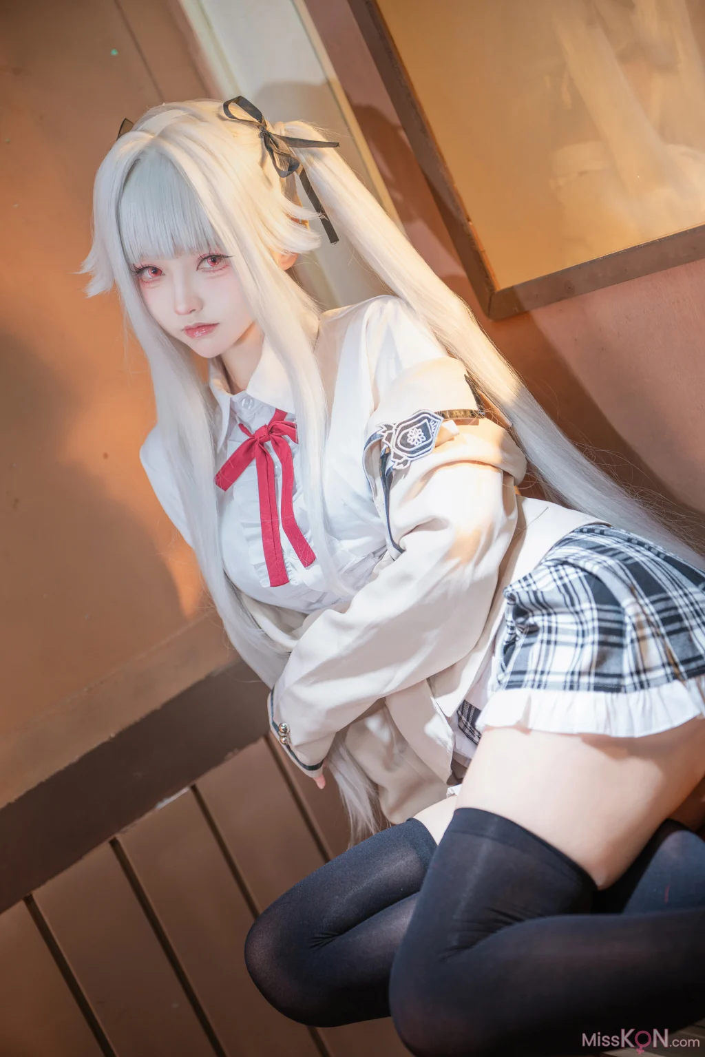 Coser@大大卷卷小卷: 美少女万华镜 篝之雾枝校服 (29 photos)